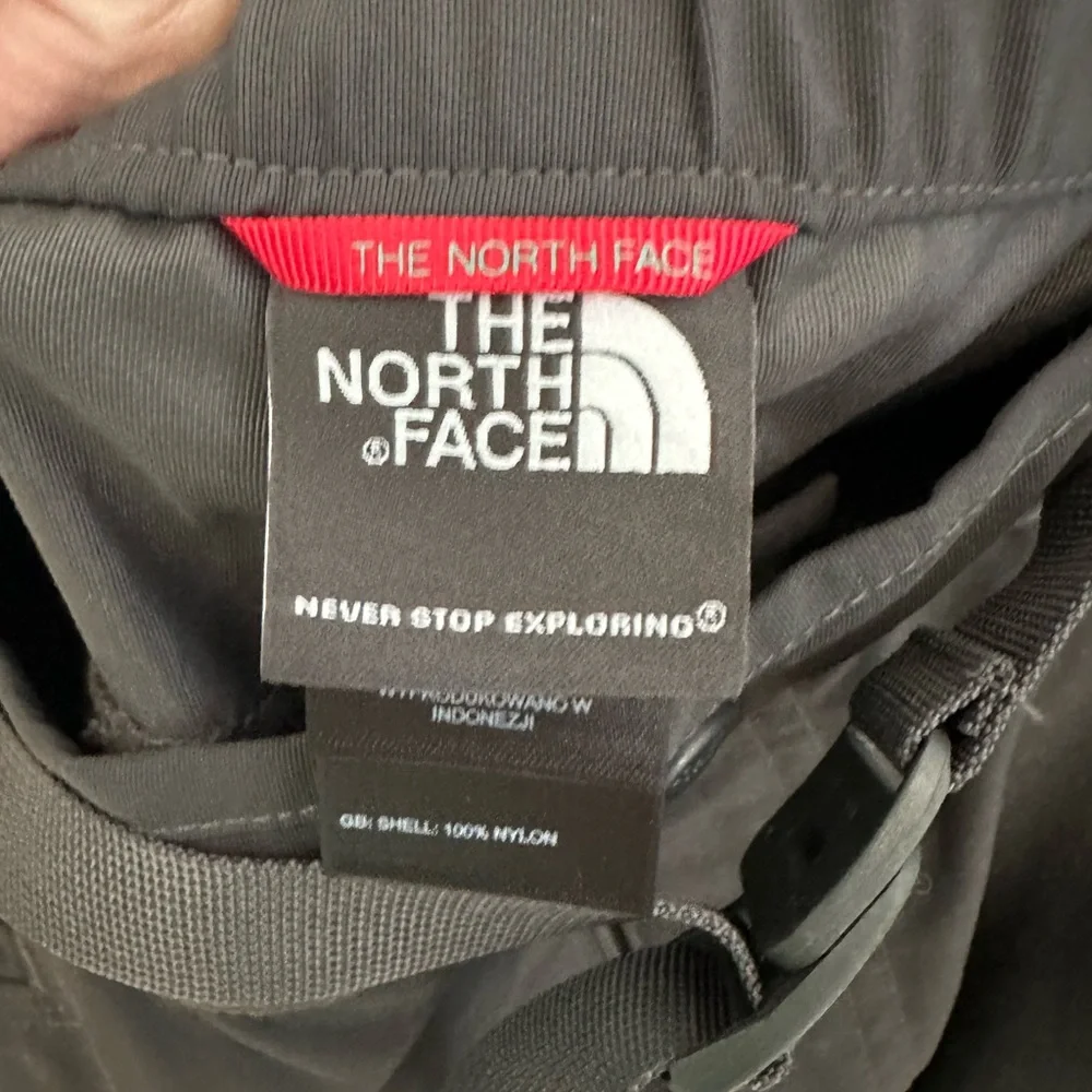 North Face Convertible Paramount Peak Zip-Off Cargo Asphalt Grey Pants Large